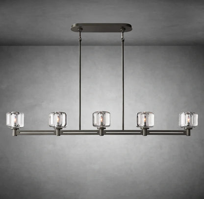 Maelis Linear Chandelier 54" for Living Room, Bedroom, Dining Table