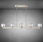 Maelis Linear Chandelier 54" for Living Room, Bedroom, Dining Table
