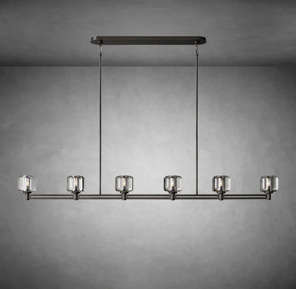 Maelis Linear Chandelier 72" for Living Room, Bedroom, Dining Table