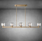 Maelis Linear Chandelier 54" for Living Room, Bedroom, Dining Table
