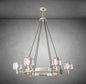Maelis Round Chandelier 48" for Living Room, Bedroom, Dining Table