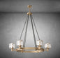 Maelis Round Chandelier 48" for Living Room, Bedroom, Dining Table