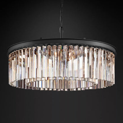 XINYUE Crystal Round Chandelier