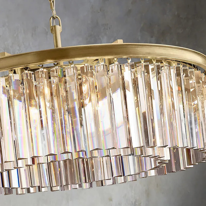 XINYUE Crystal Round Chandelier