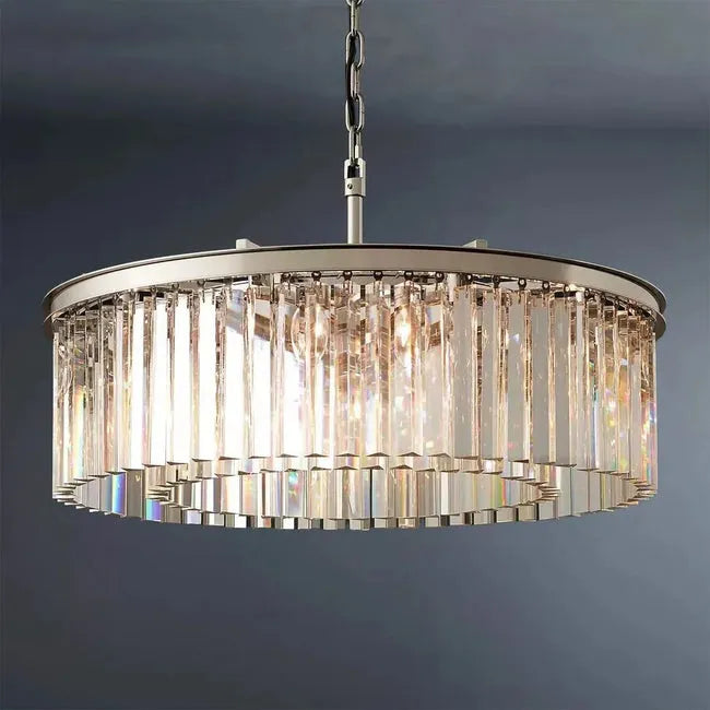 XINYUE Crystal Round Chandelier