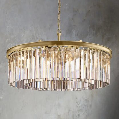 XINYUE Crystal Round Chandelier
