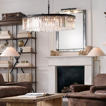 XINYUE Crystal Round Chandelier
