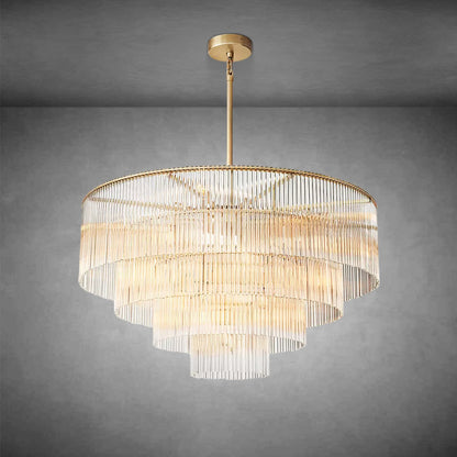 XINYUE Amadeo Round Chandelier 40" for living room