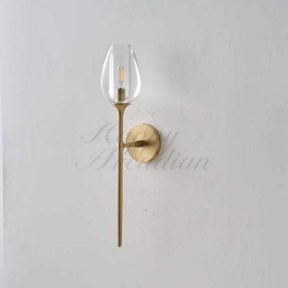 Harper Tulpe Modern Glass Wall Sconce