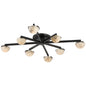 Gisoo Alabaster Large Staggered Arm Flush Mount