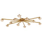 Gisoo Alabaster Large Staggered Arm Flush Mount