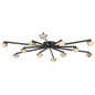 Gisoo Alabaster Large Staggered Arm Flush Mount