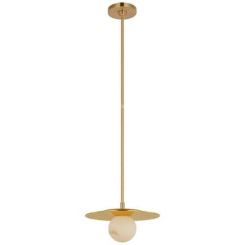 Bobbie Alabaster Round Ball Kitchen Isalnd Pendant  Lamp 12''