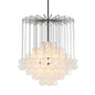 Baubles 6 Light Chandelier, Modern Round Glass Chandelier
