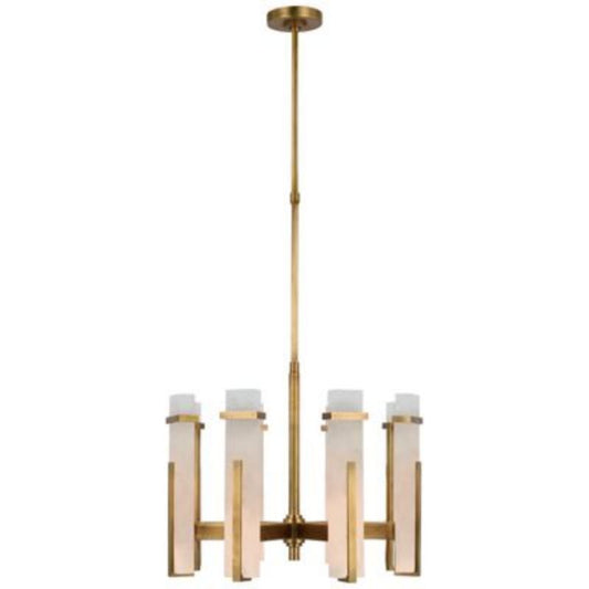 xinyue  Alabaster Fowler Malik Medium Hanging Chandelier