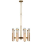 xinyue  Alabaster Fowler Malik Medium Hanging Chandelier