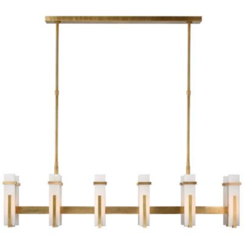 xinyue  Fowler Malik Large Linear Alabaster Chandelier