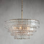 Ghiaccio Glass Round Chandelier
